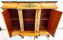 French Louis XV Bar Cabinet Buffet Sideboard