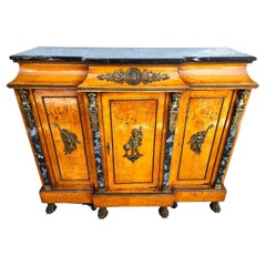 Vintage French Louis XV Bar Cabinet Buffet Sideboard