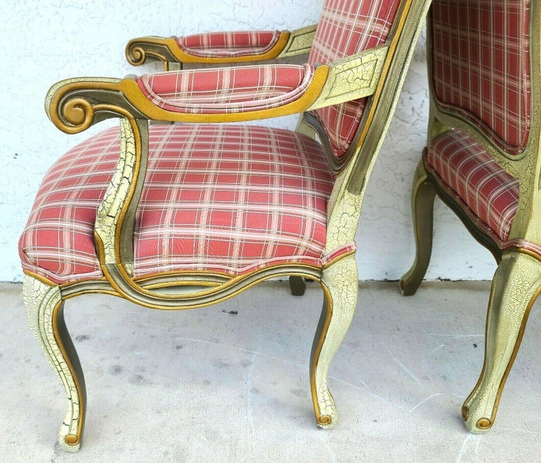 French Louis XV Bergere Accent Dining Chairs by WESTLAKE For Sale 4