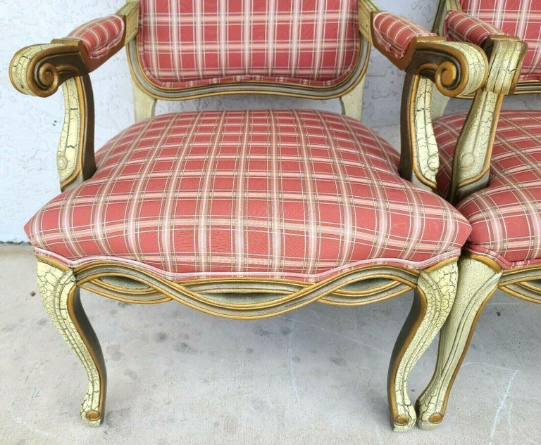 Contemporary French Louis XV Bergere Accent Dining Chairs by WESTLAKE For Sale