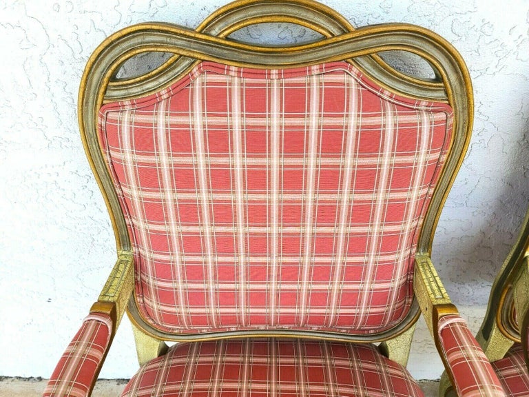 French Louis XV Bergere Accent Dining Chairs by WESTLAKE For Sale 2