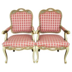 French Louis XV Bergere Accent Dining Chairs by WESTLAKE