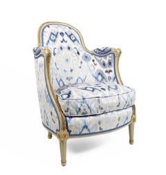 Pair of French Louis XV Berg√©re Armchairs