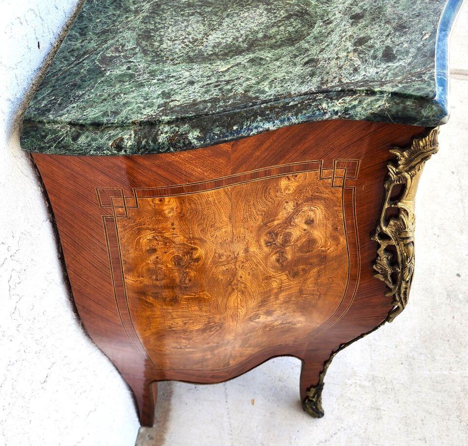 French Louis XV Bombay Chest Marble For Sale 7