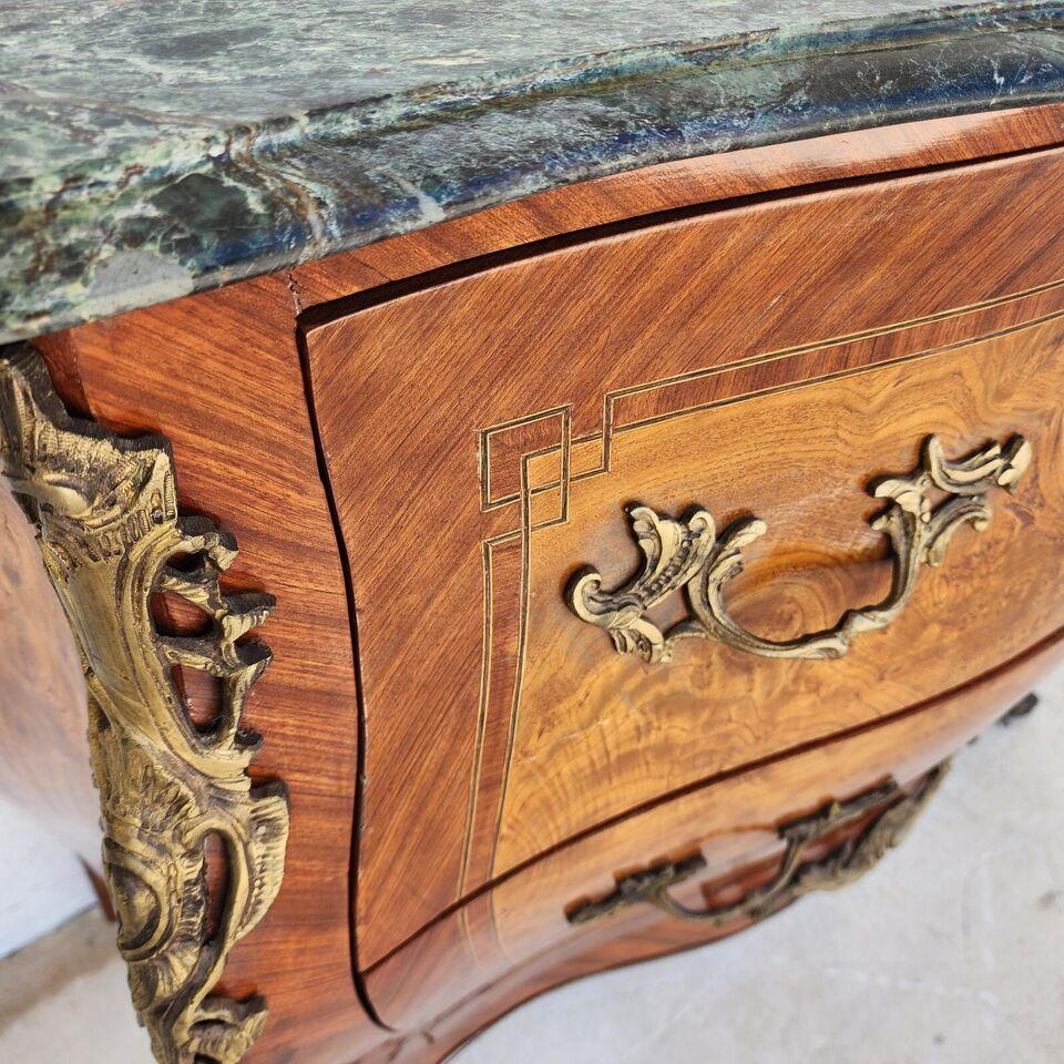 French Louis XV Bombay Chest Marble For Sale 8