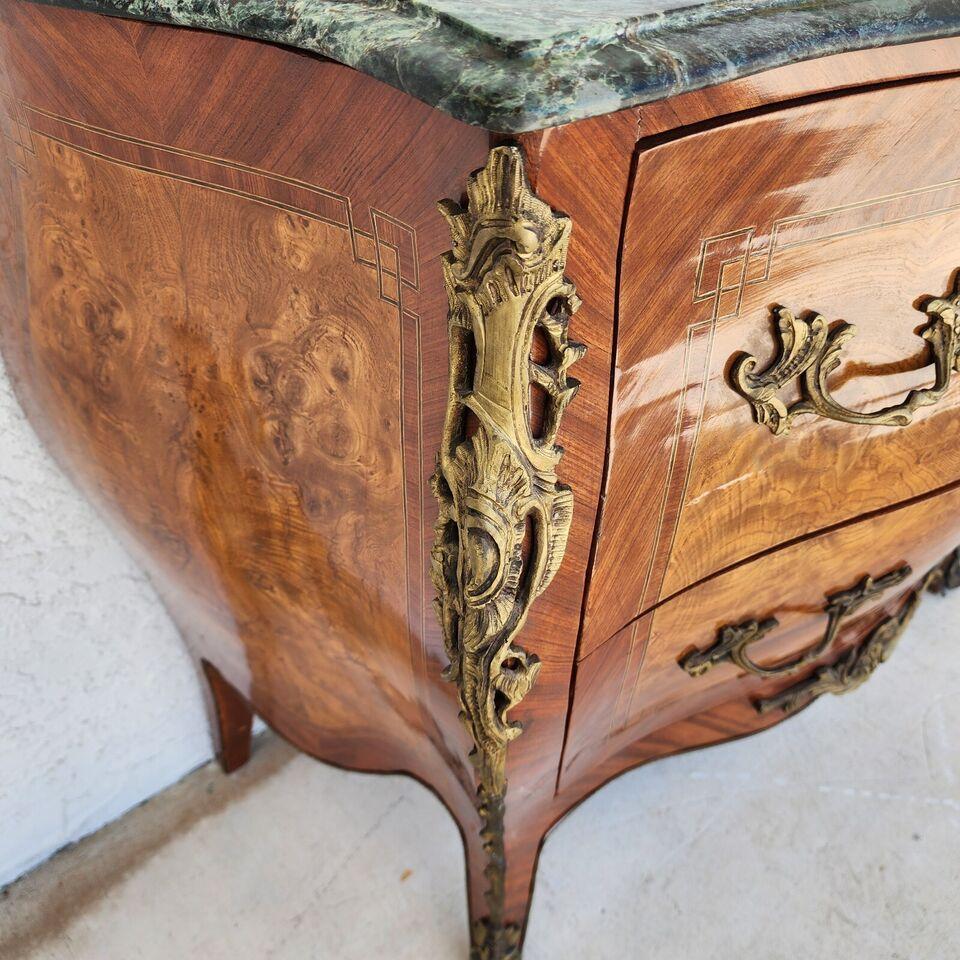 French Louis XV Bombay Chest Marble For Sale 12