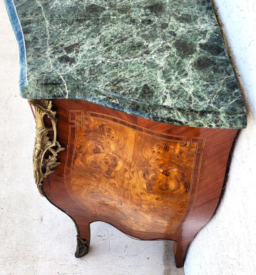 French Louis XV Bombay Chest Marble For Sale 3