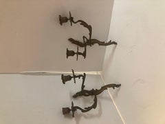 Französische Wandleuchten aus Bronze im Stil Ludwigs XV. aus dem 18. Jahrhundert – ein Paar