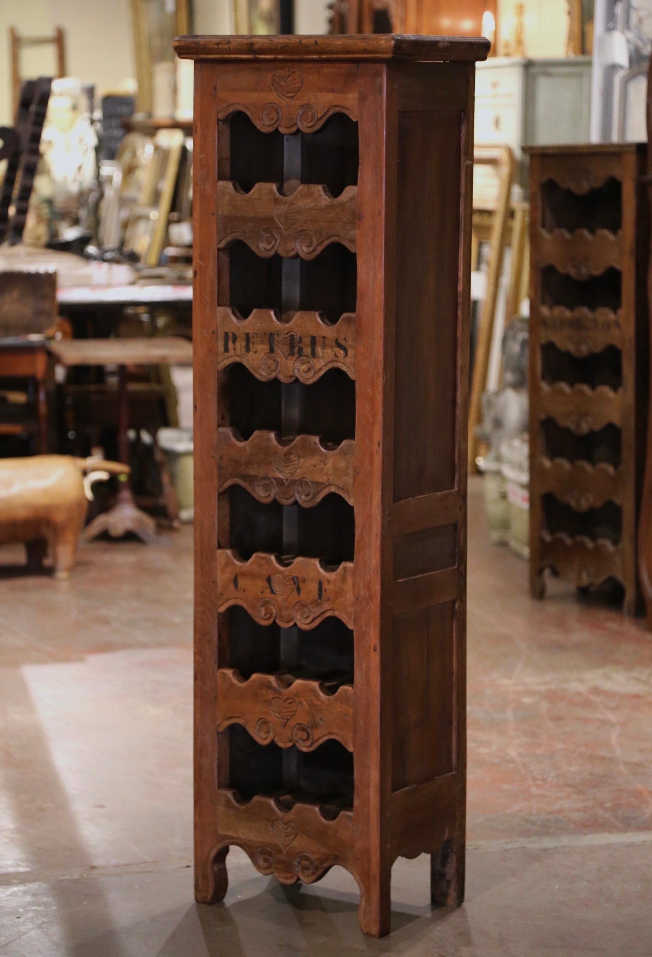 narrow wine shelf