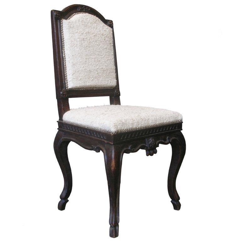 French Louis XV Carved Side Chair
