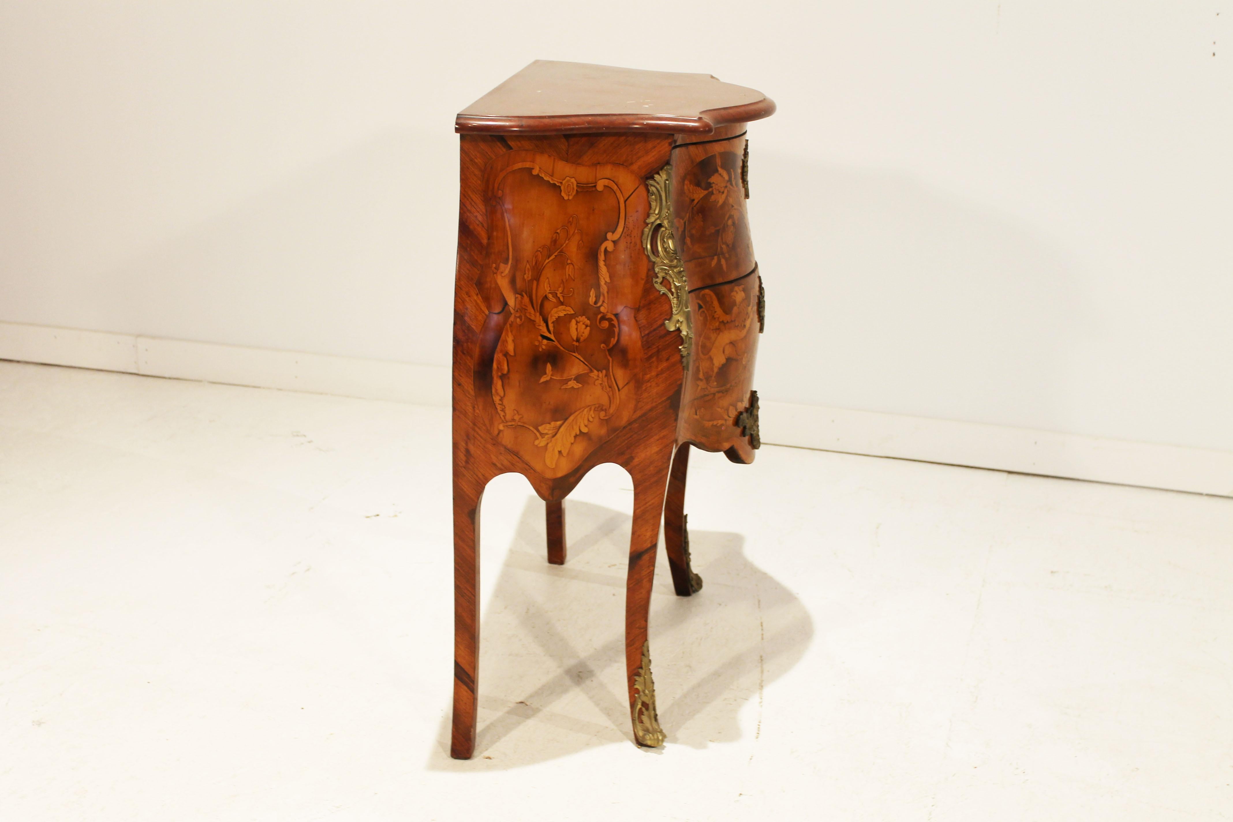 Marquetry French, Louis XV Commode