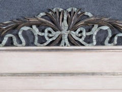 French Louis XV Custom Made Carved King Size Headboard, circa 1950