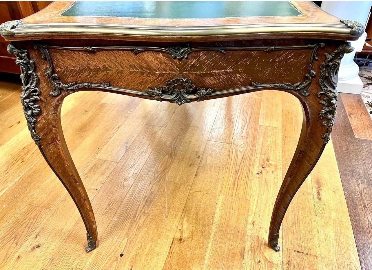 20th Century French Louis XV Desk Plat Writing Table