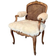 French Louis XV Fauteuil, 18th Century