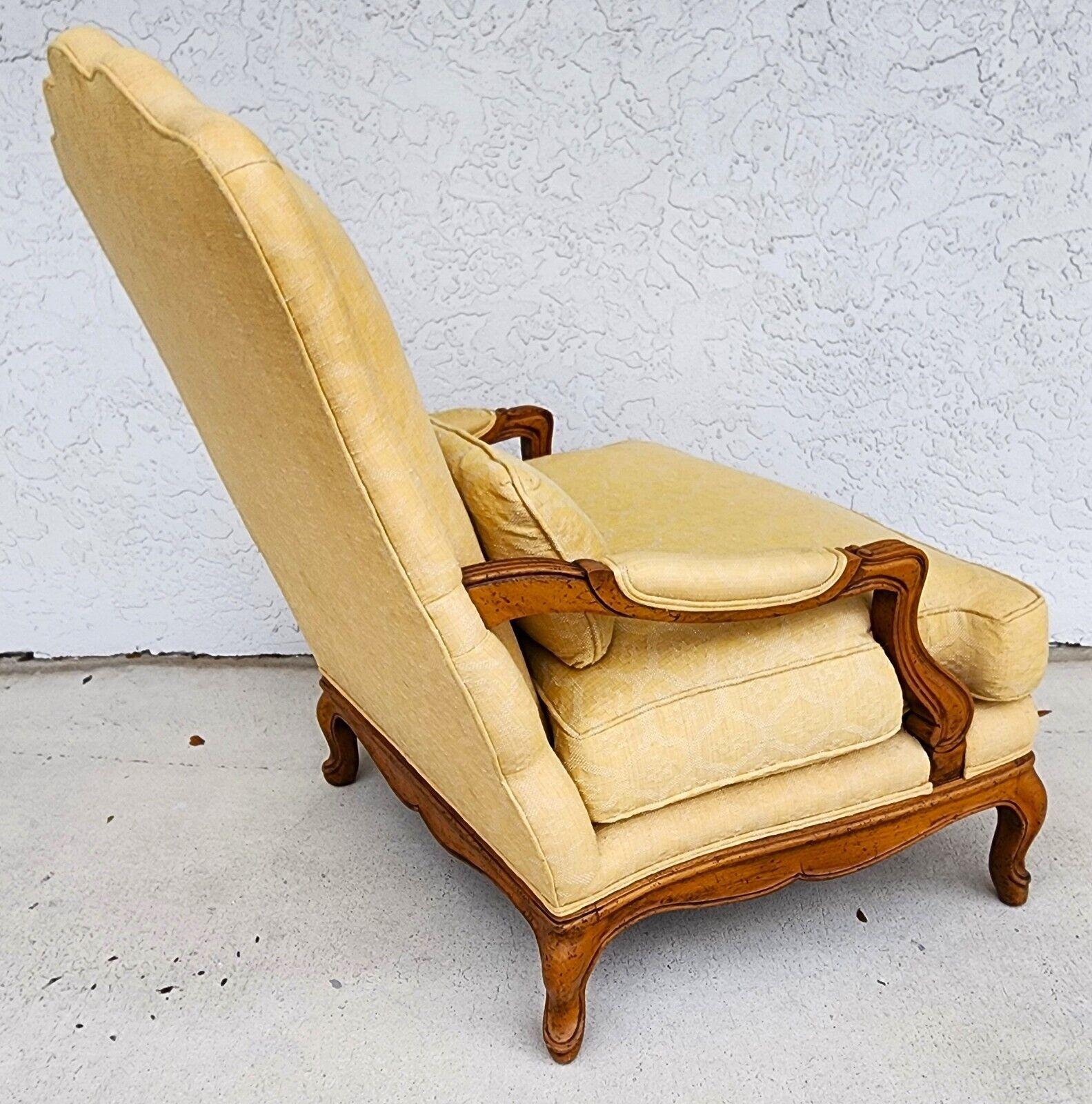 Late 20th Century French Louis XV Fauteuil Armchair by Baker Furniture For Sale