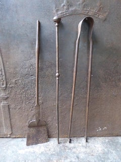 French Louis XV Fireplace Tools or Fire Tools, 18th Century