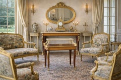 French Louis XV Gilt Bronze Inlaid Attributed Sormani Dessert Table