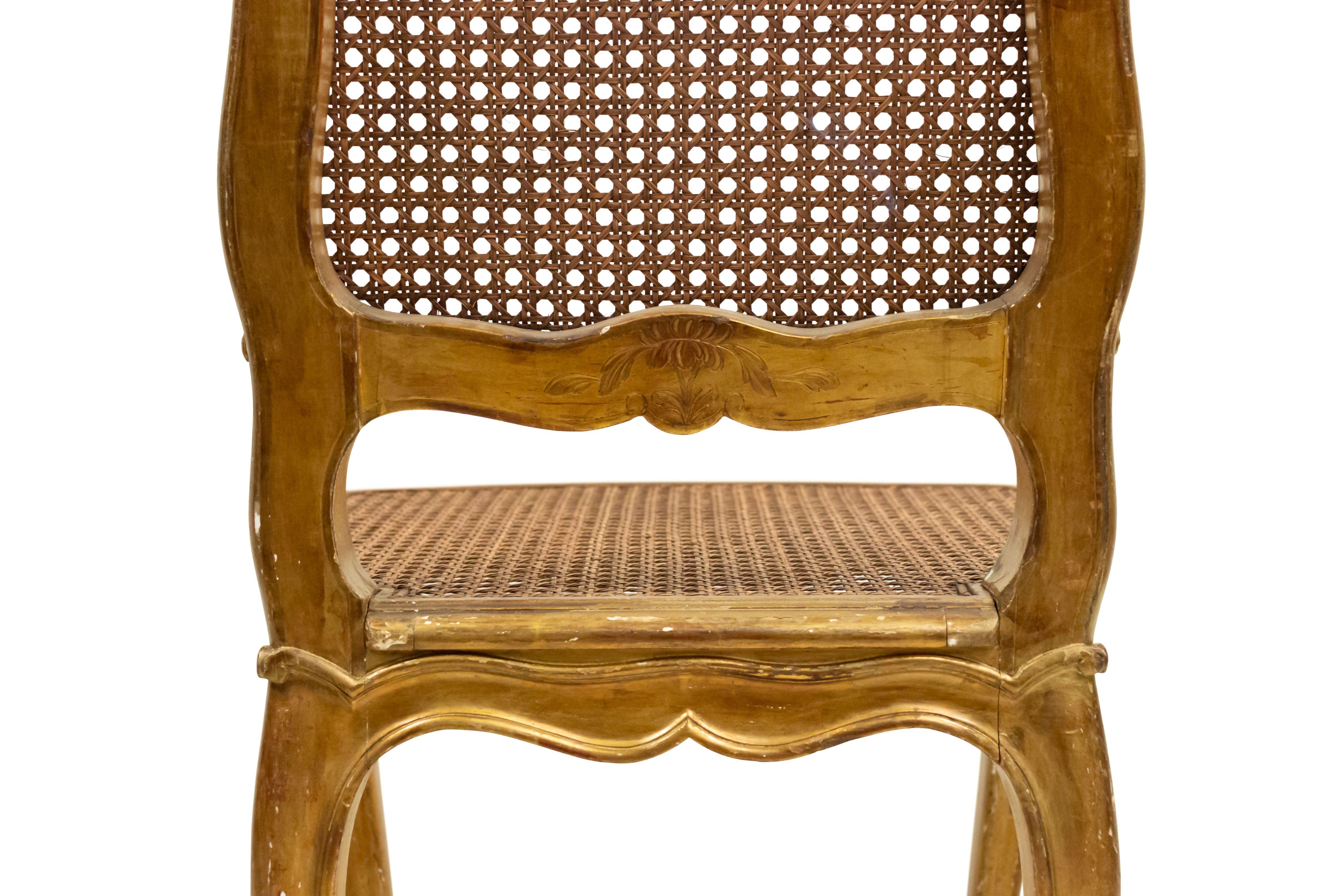 Vergoldete Beistellstühle im Louis-XV-Stil im Angebot 3
