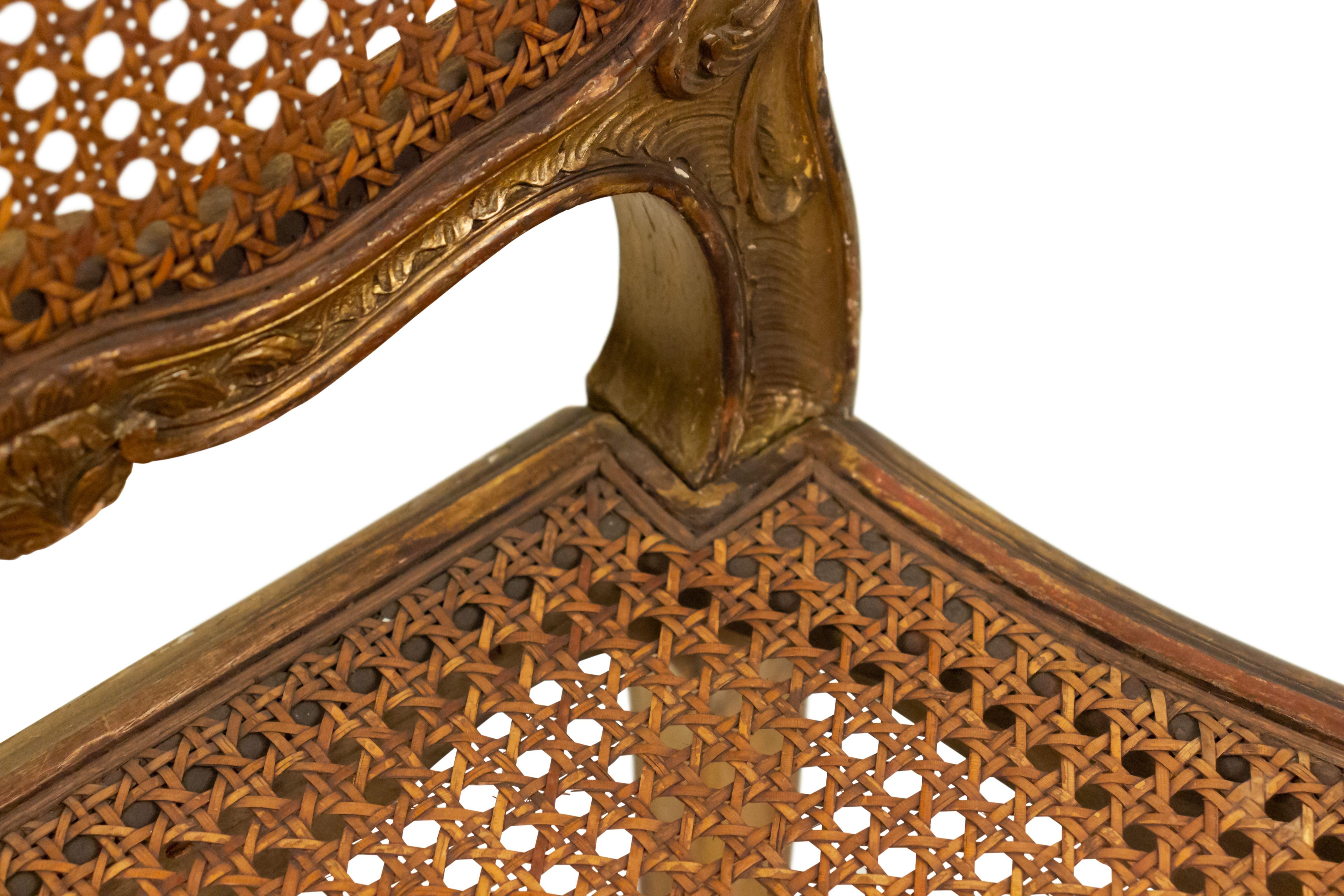 Vergoldete Beistellstühle im Louis-XV-Stil im Angebot 4