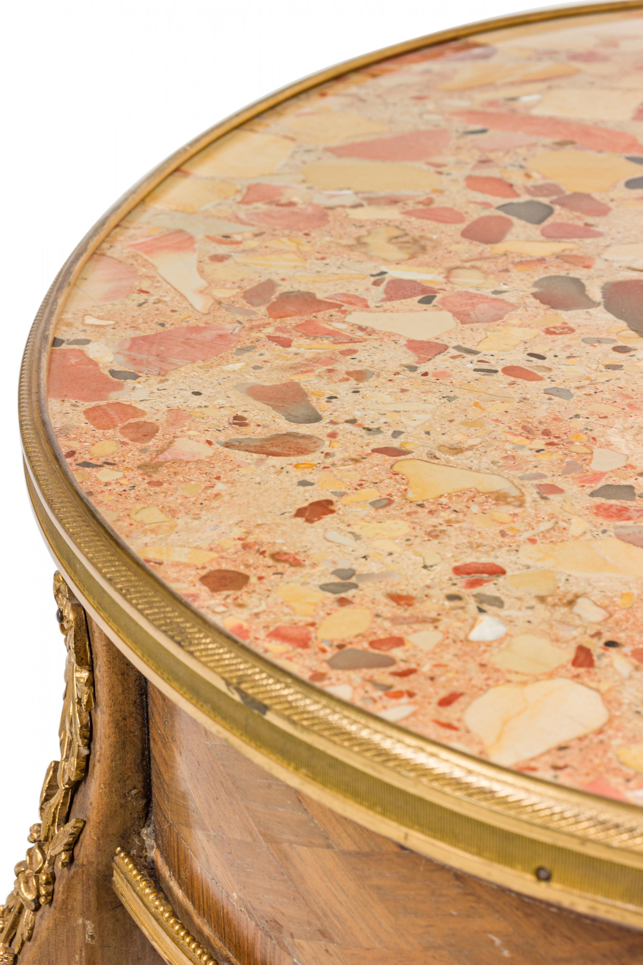 Französischer Louis XV Königsholz Parkett Endtisch im Angebot 5