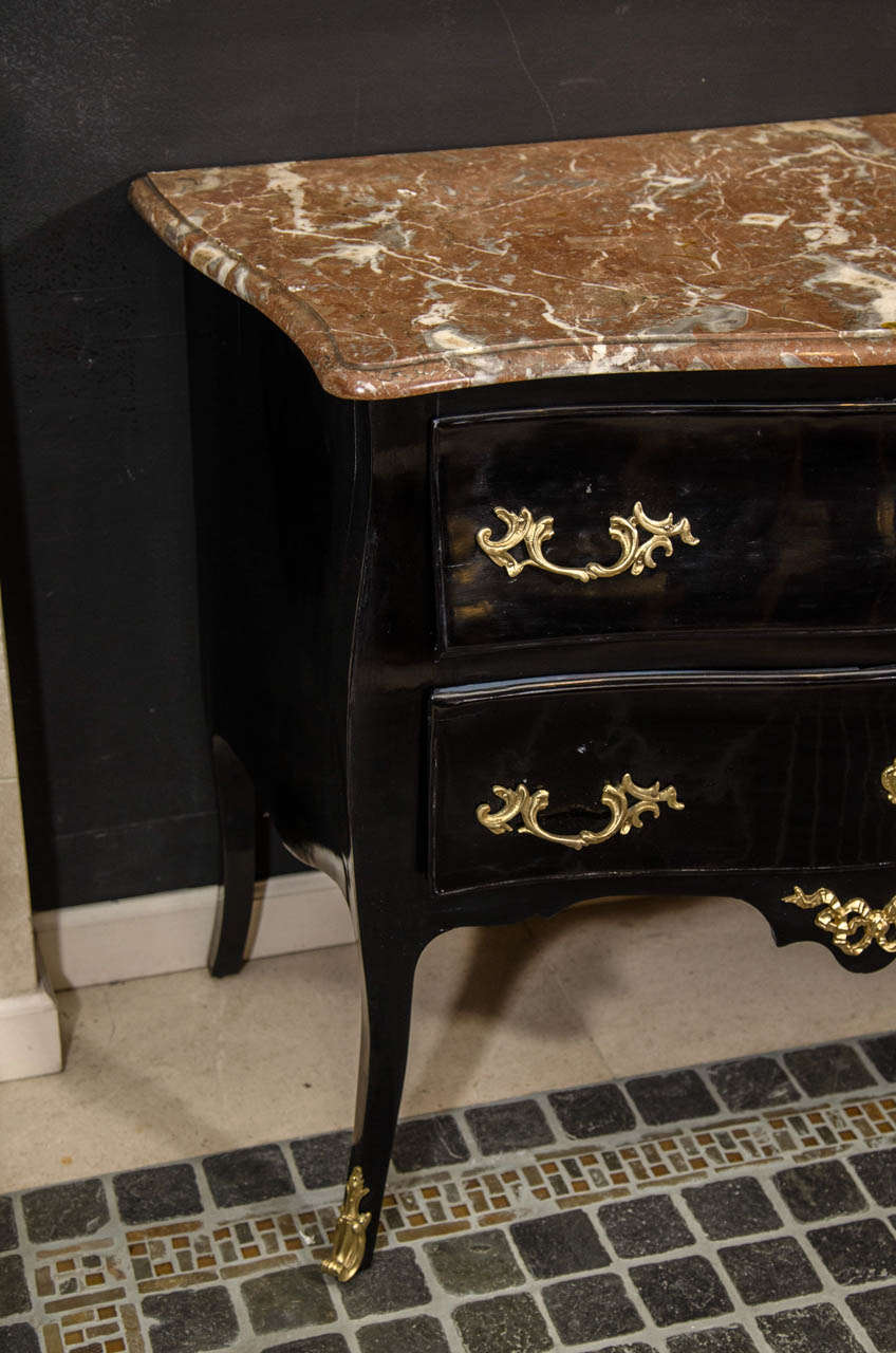 18th Century and Earlier French Louis XV Lacquered Commode