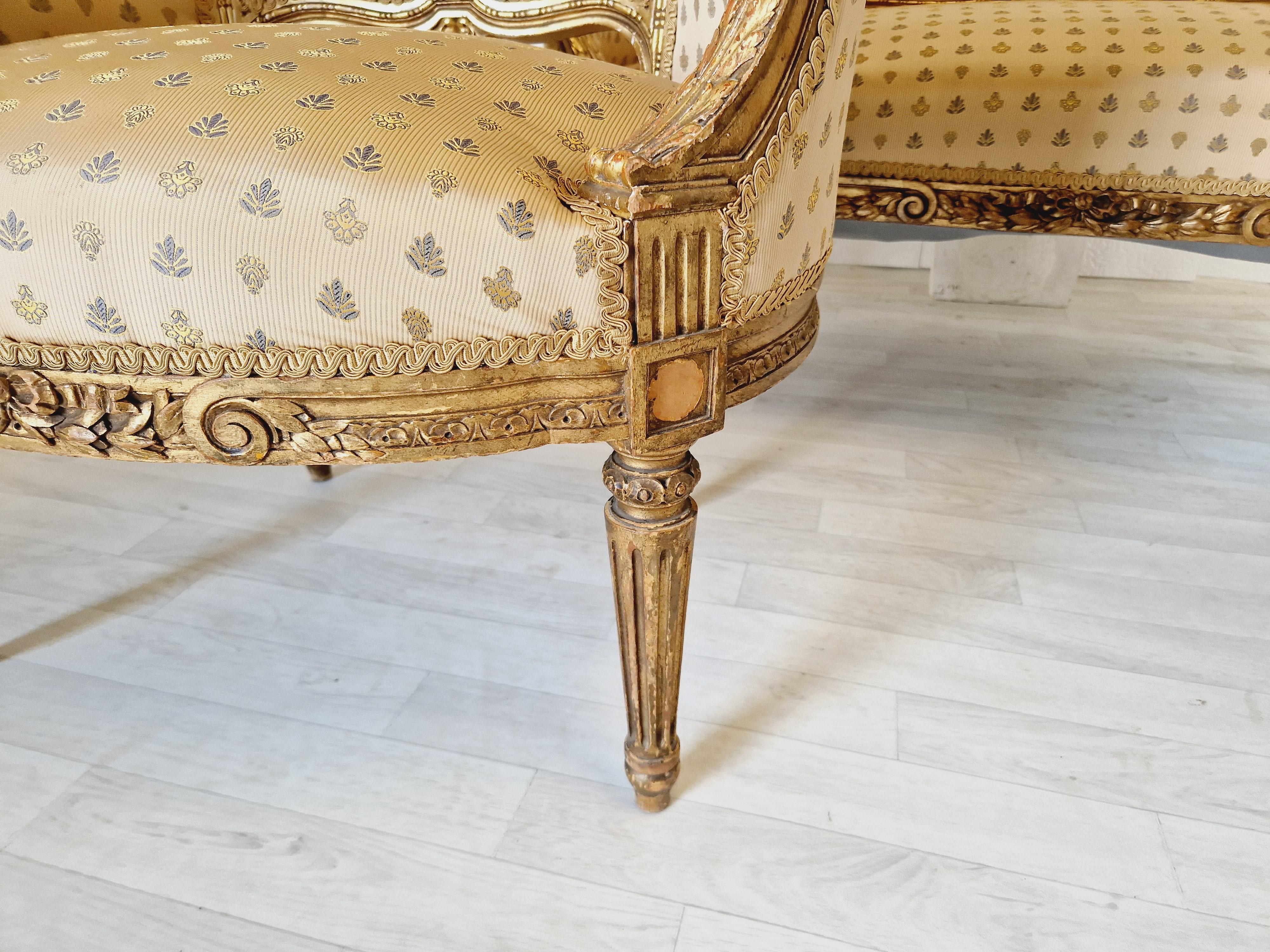 French Louis XV Living Room Set 19th Century 8