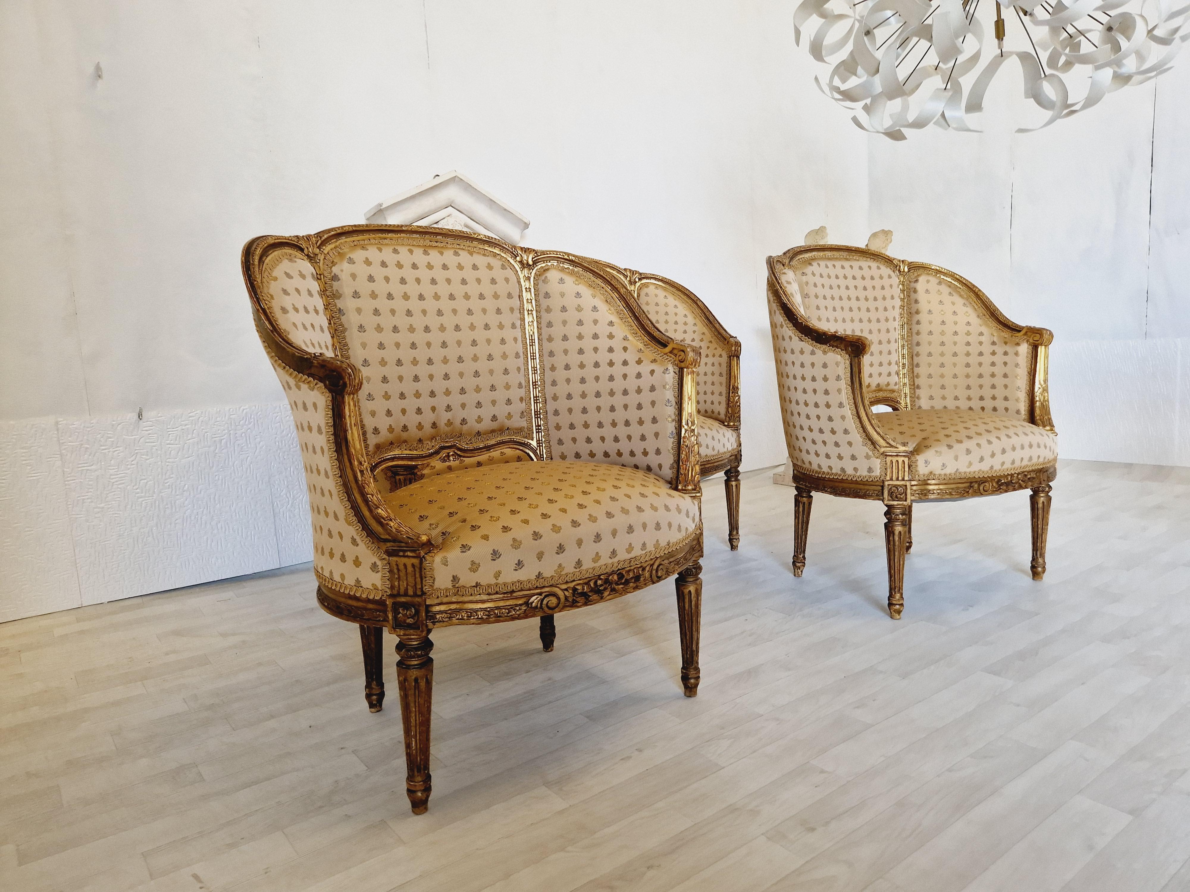 French Louis XV Living Room Set 19th Century 11