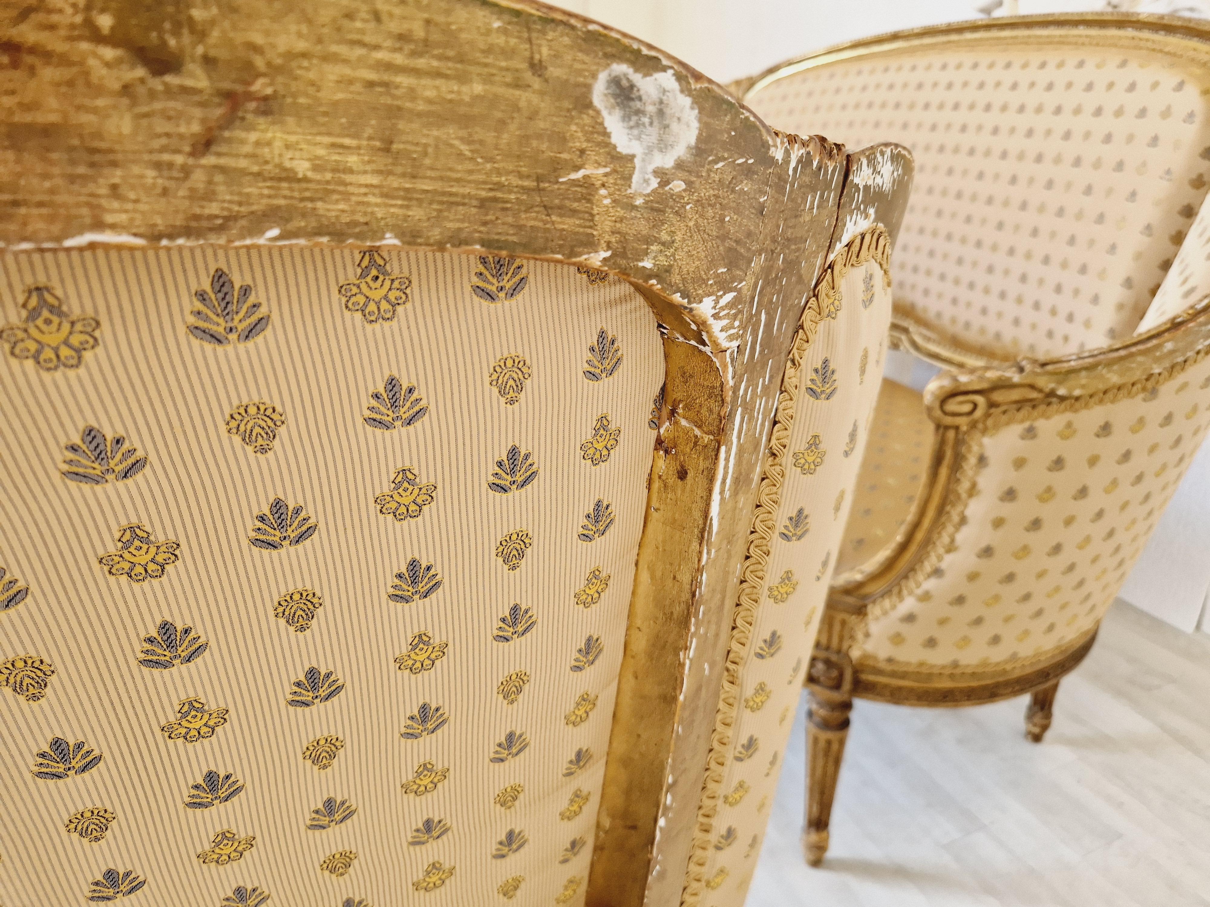 French Louis XV Living Room Set 19th Century 2
