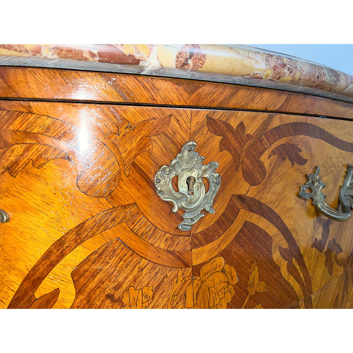 French Louis XV Marble Top Commode For Sale 2