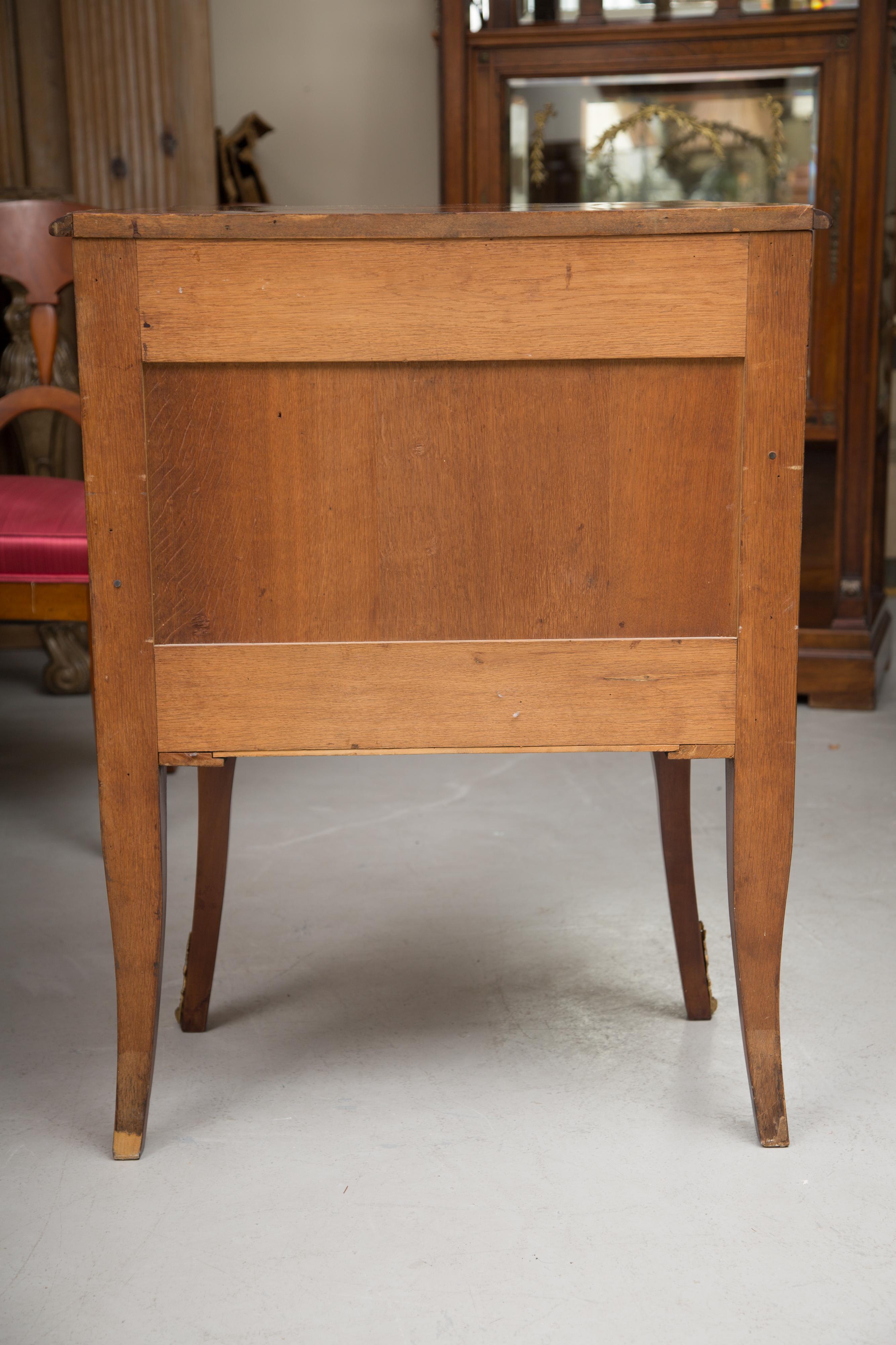 French Louis XV Marquetry Single-Door Cabinet In Good Condition In WEST PALM BEACH, FL