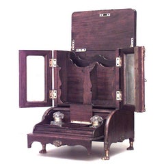 French Louis XV Miniature Secretary Inkwell