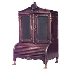 French Louis XV Miniature Secretary Inkwell