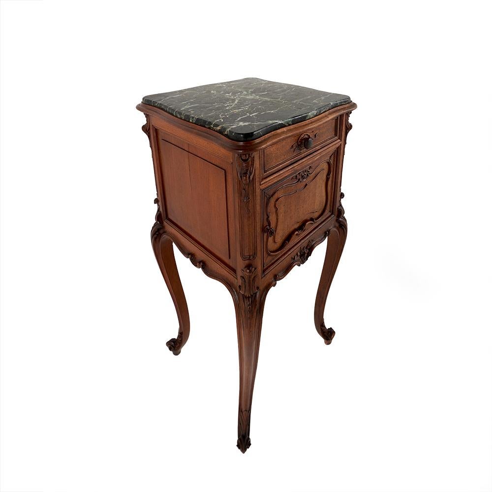 Carved French Louis XV Nightstand