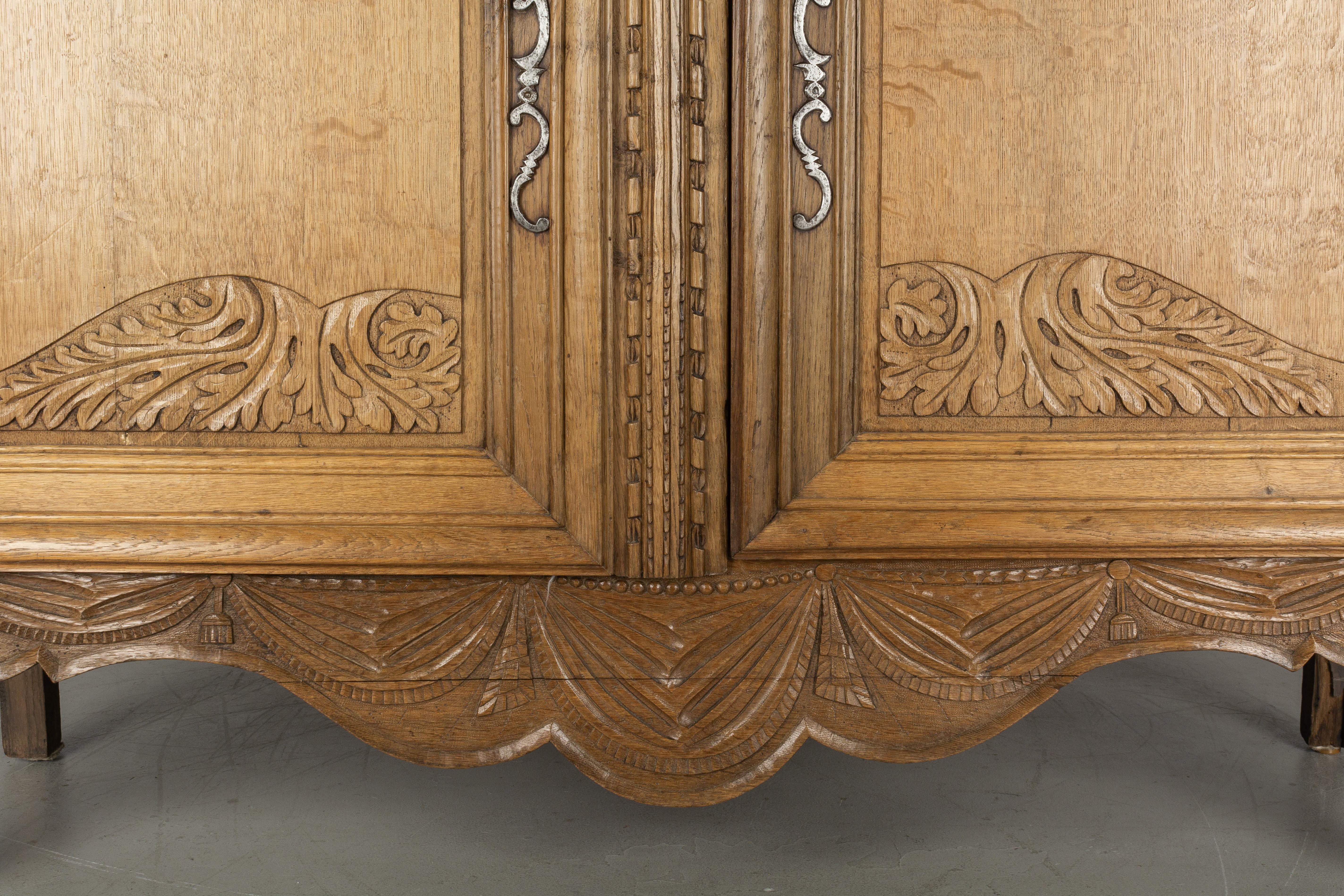 French Louis XV Normandy Bridal Armoire 7