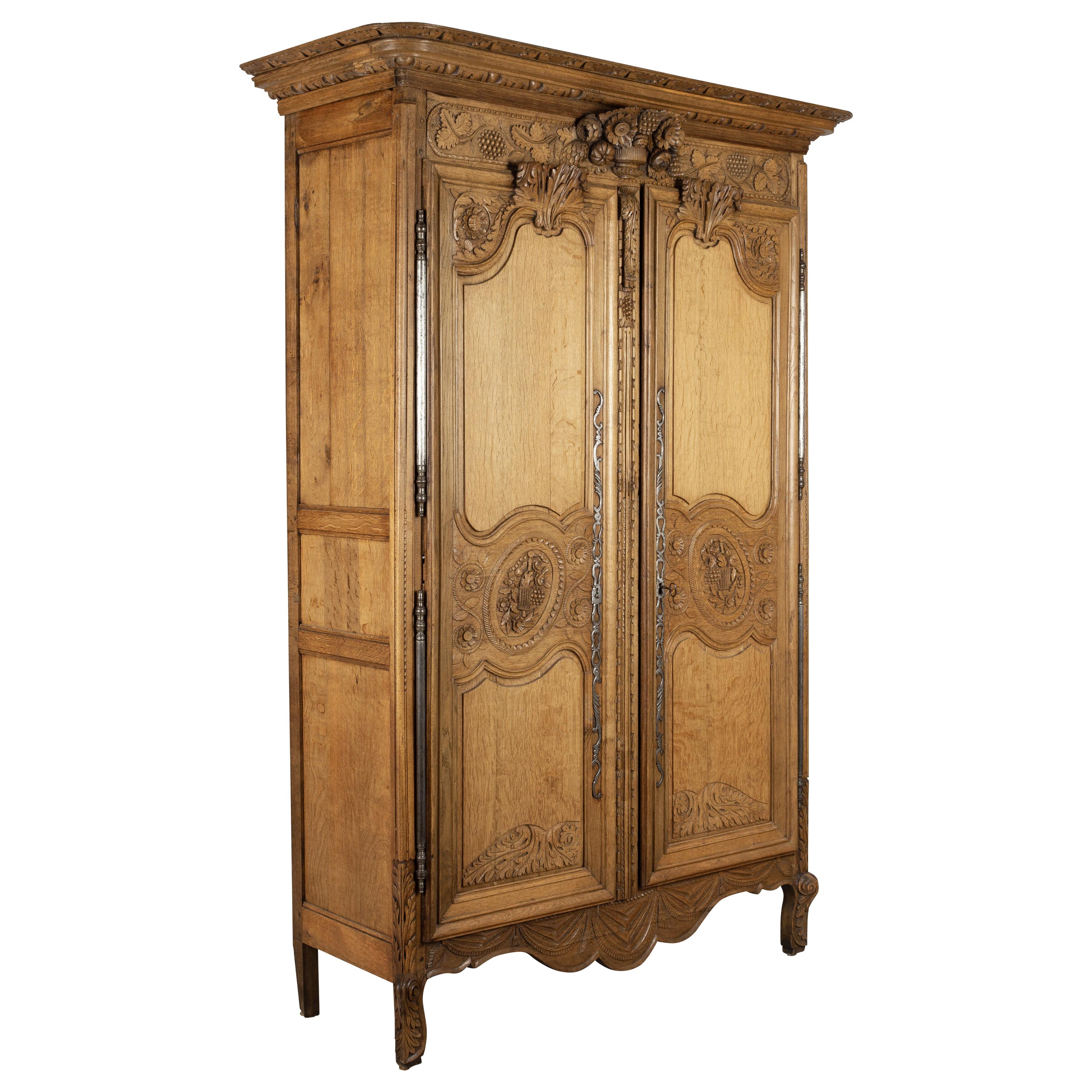 French Louis XV Normandy Bridal Armoire