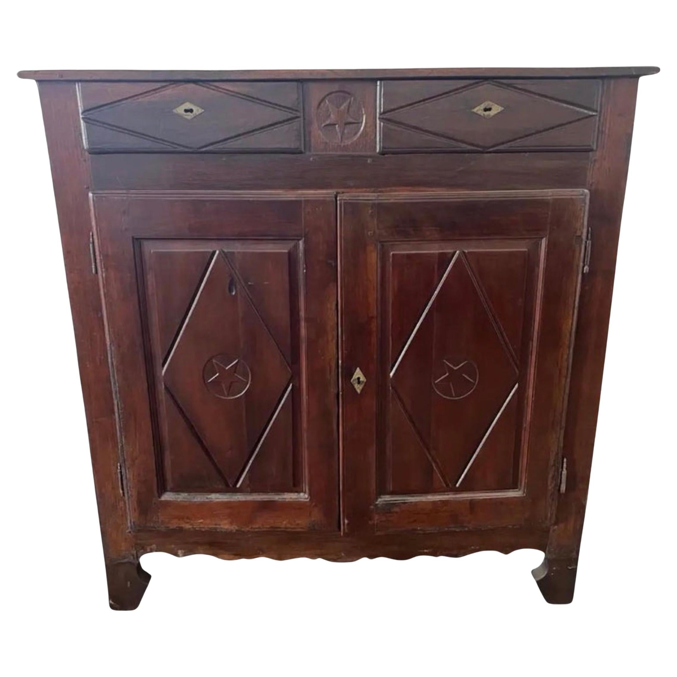 Buffet francese Luigi XV in Oak