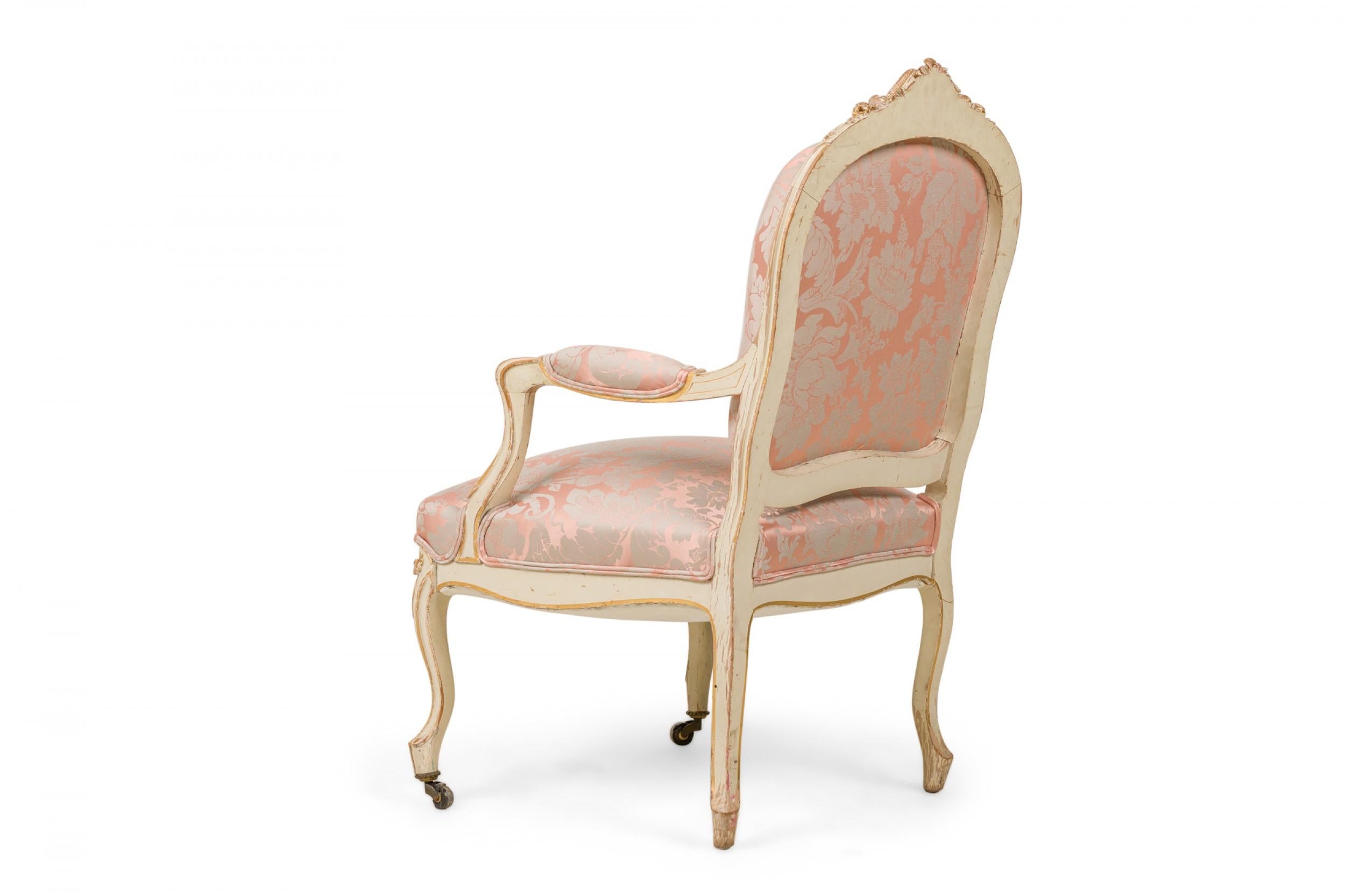 French Louis XV Painted 5-Piece Living Room Set For Sale 5