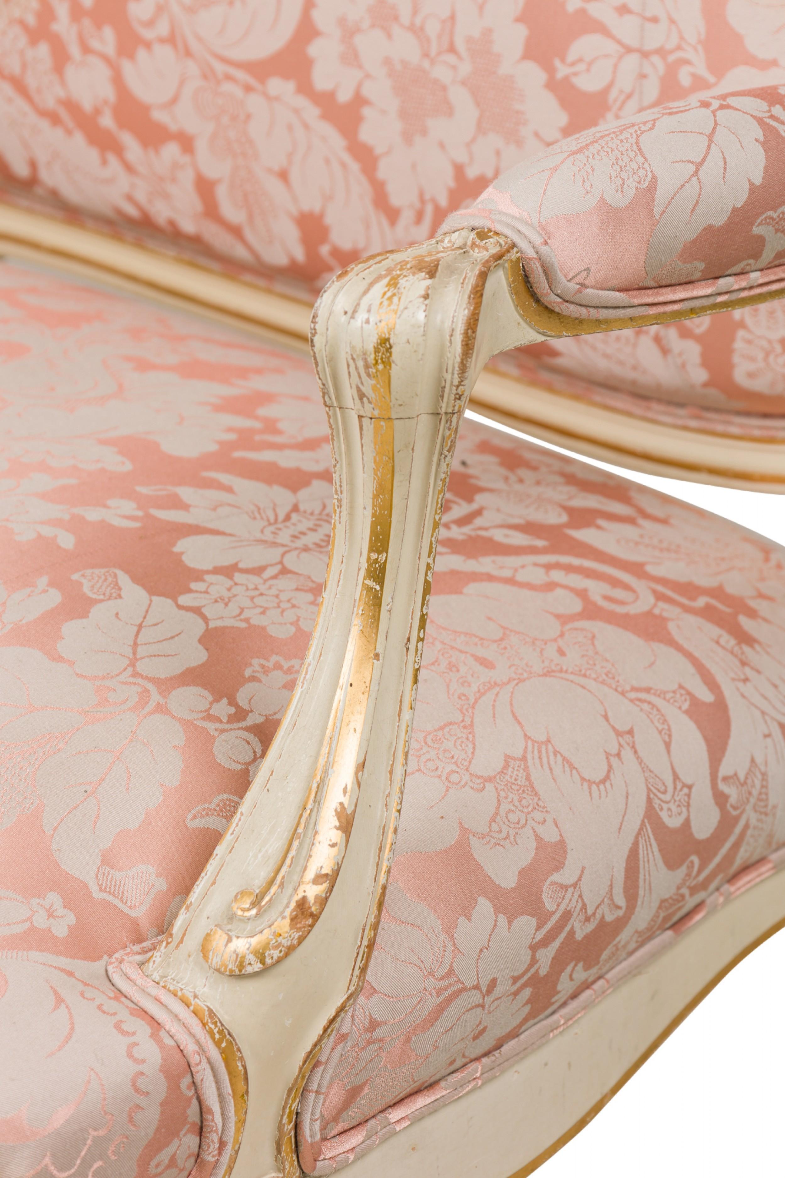 French Louis XV Painted 5-Piece Living Room Set For Sale 10