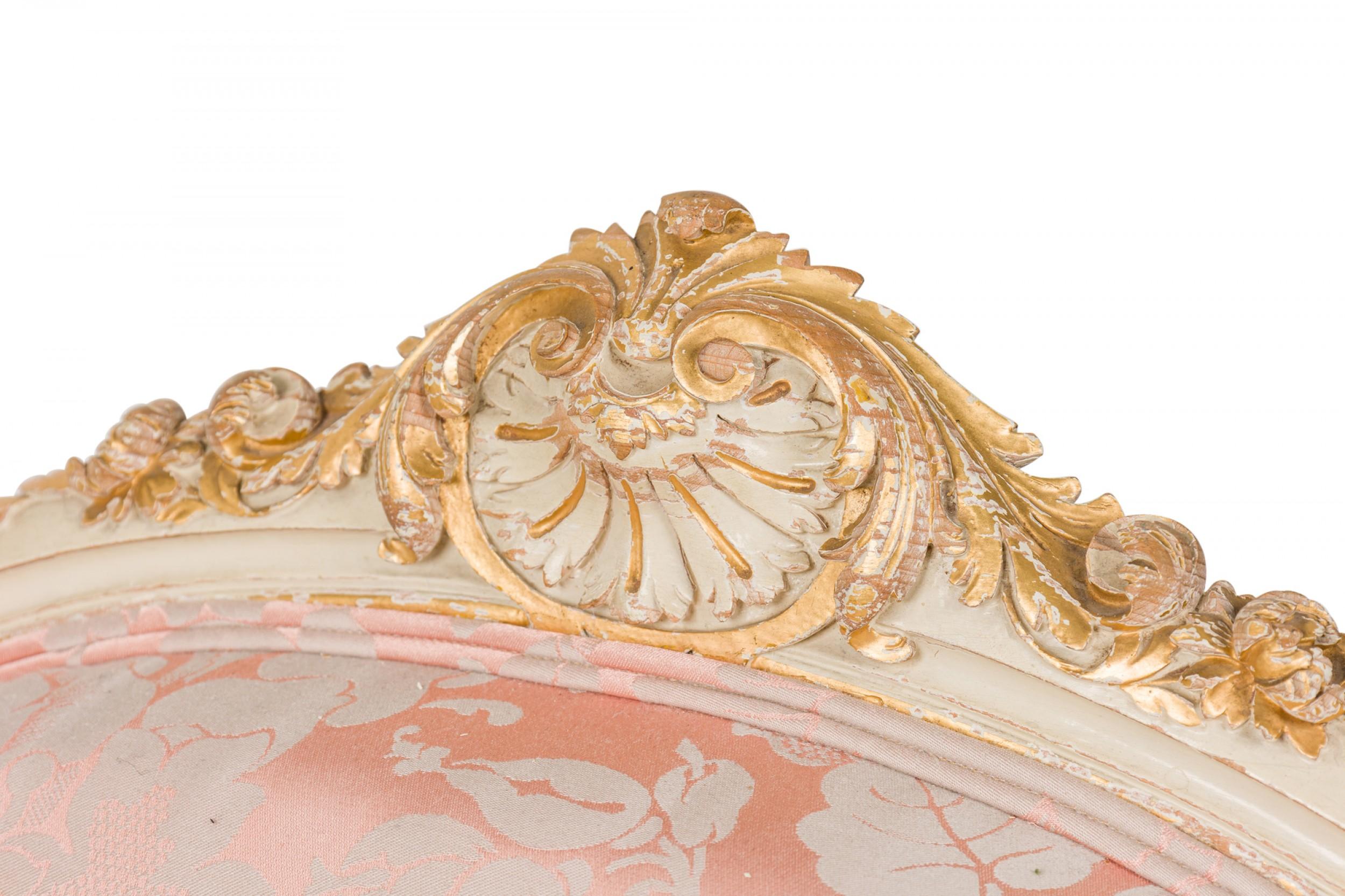 French Louis XV Painted 5-Piece Living Room Set For Sale 14