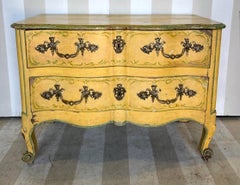 French Louis XV Painted Commode