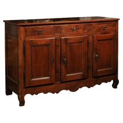 French Louis XV Period 1750s Enfilade with Three Drawers over Three Doors
