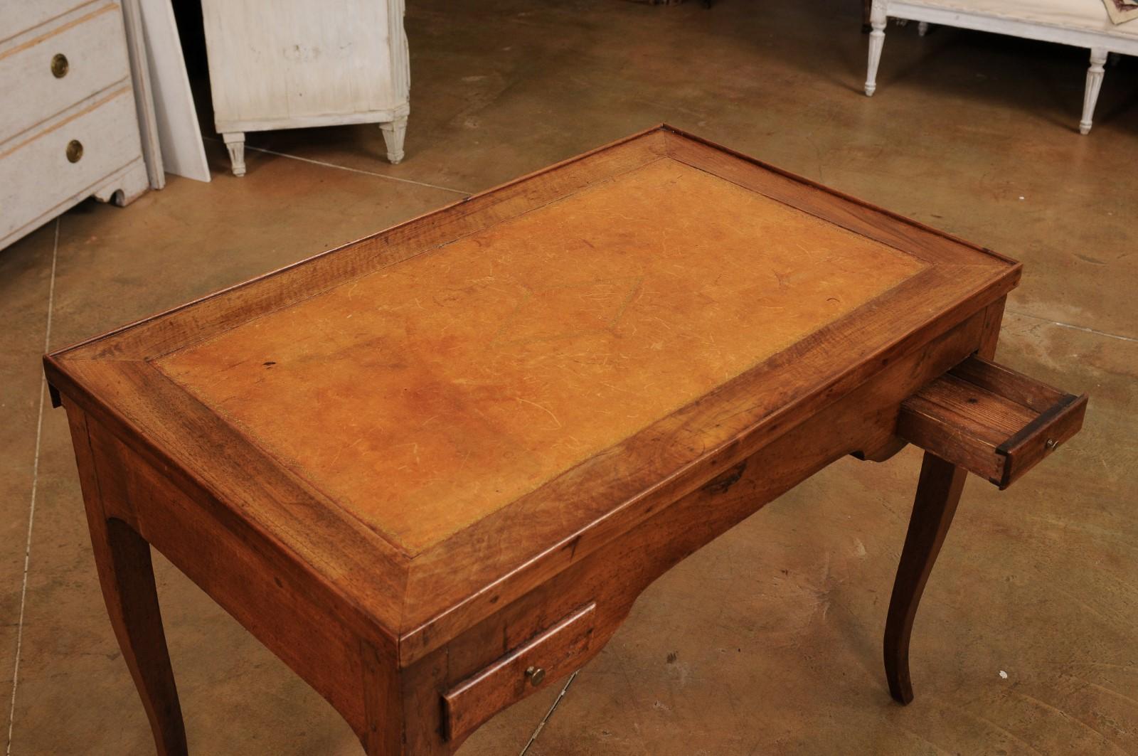 18th Century French Louis XV Period 1770s Walnut Tric Trac Game Table with Removable Top