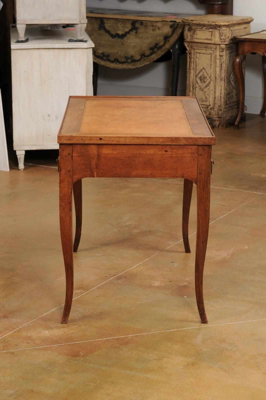 French Louis XV Period 1770s Walnut Tric Trac Game Table with Removable Top 2