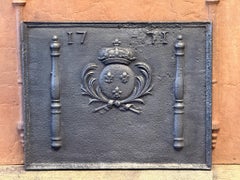 French Louis XV Period 'Arms of France' Fireback / Backsplash