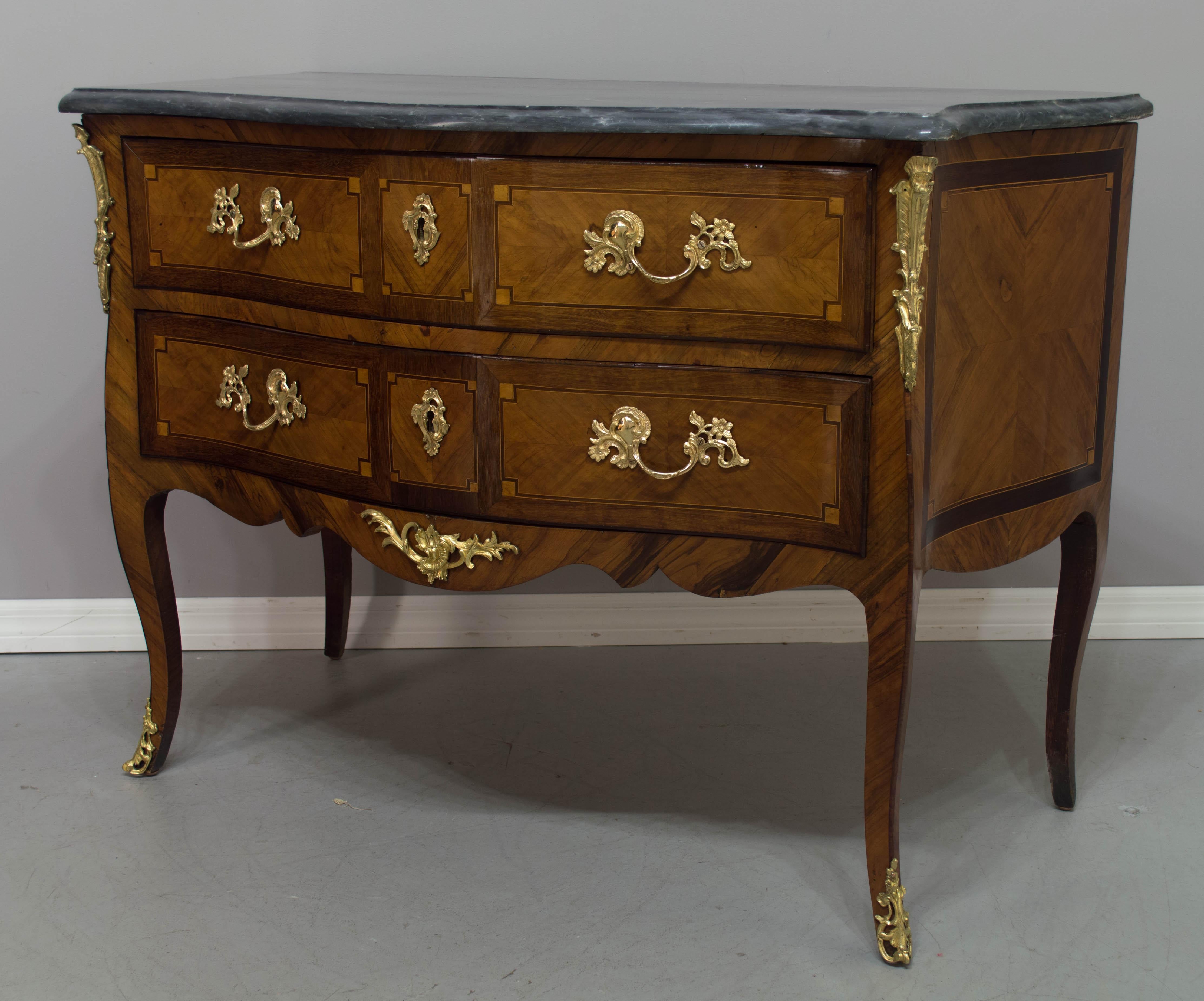 French Louis XV Period Commode or Chest of Drawers For Sale 5