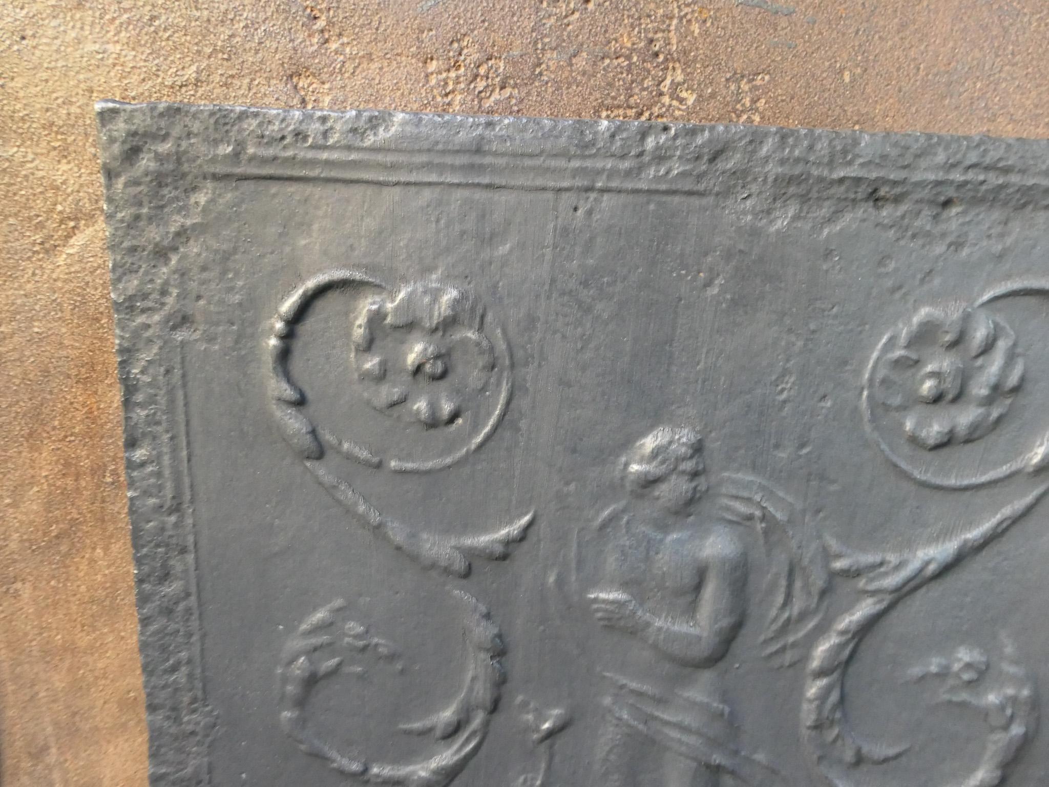 Ferro Parafuoco francese di epoca neoclassica 'Diana', XVIII-XIX secolo in vendita