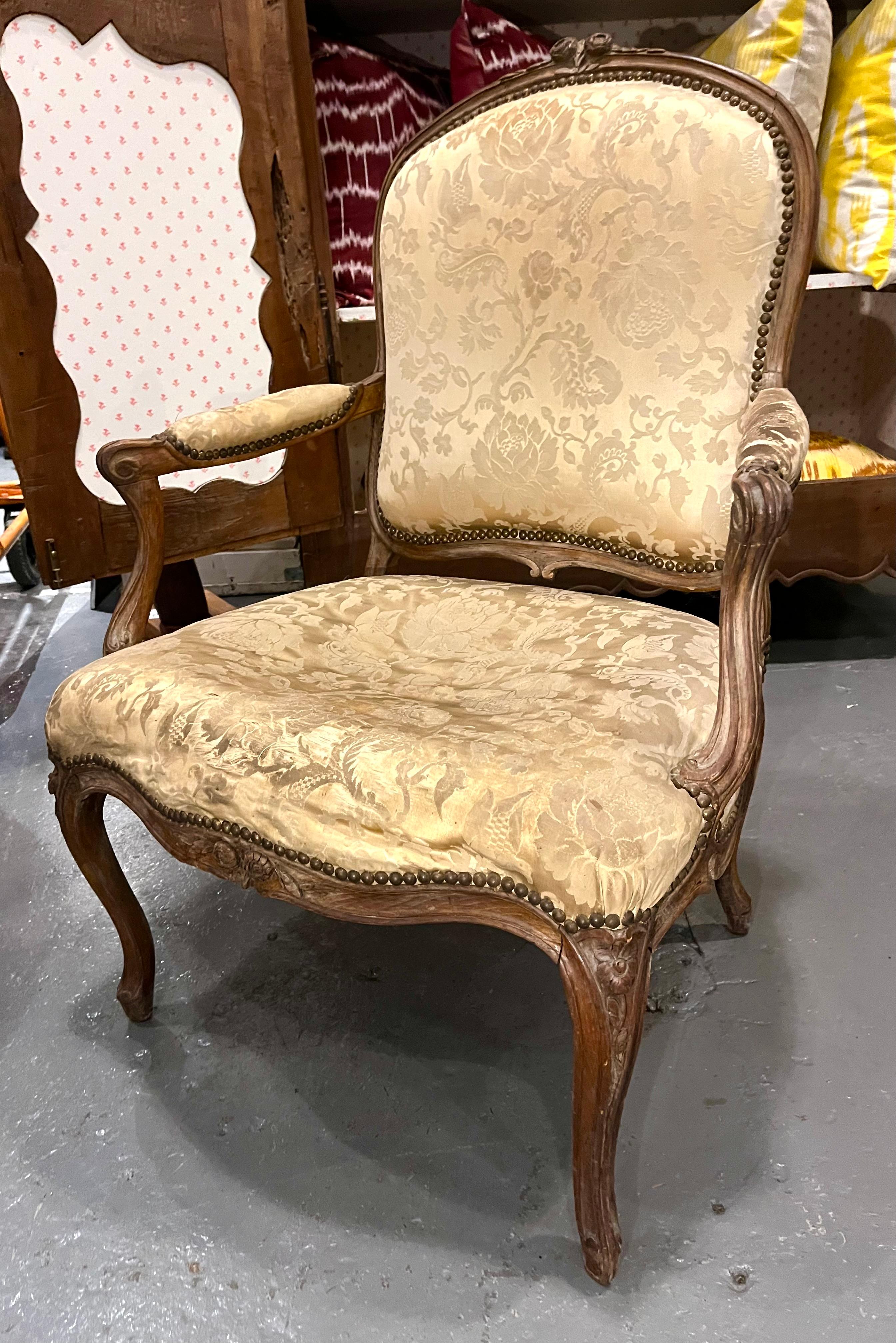 Fauteuil a la Reine francés de época Luis XV Francés en venta