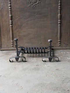 French Louis XV Period Fireplace Grate or Fire Basket, 18th - 19th Century