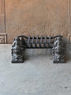 French Louis XV Period Fireplace Grate or Fire Basket, 18th Century