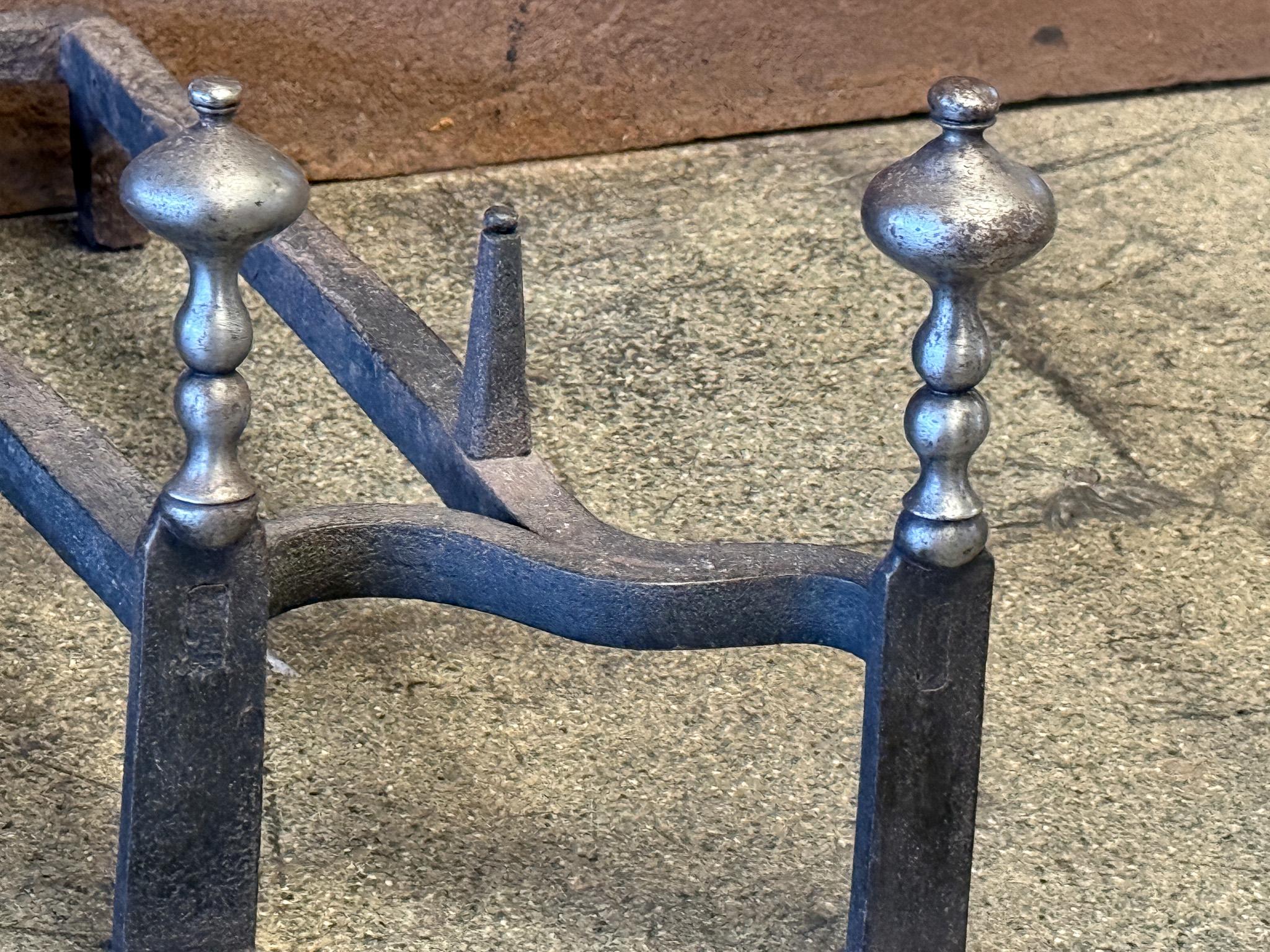 French Louis XV Period Fireplace Log Grate, 18th Century For Sale 6